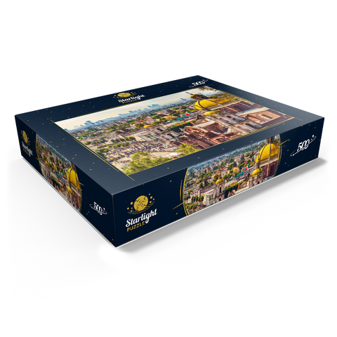 Domes of the old basilica and cityscape of Mexico City 500 Jigsaw Puzzle box view1