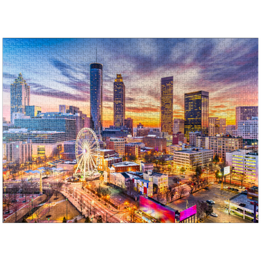 puzzleplate Skyline of downtown Atlanta, Georgia 1000 Jigsaw Puzzle