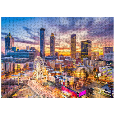 puzzleplate Skyline of downtown Atlanta, Georgia 500 Jigsaw Puzzle