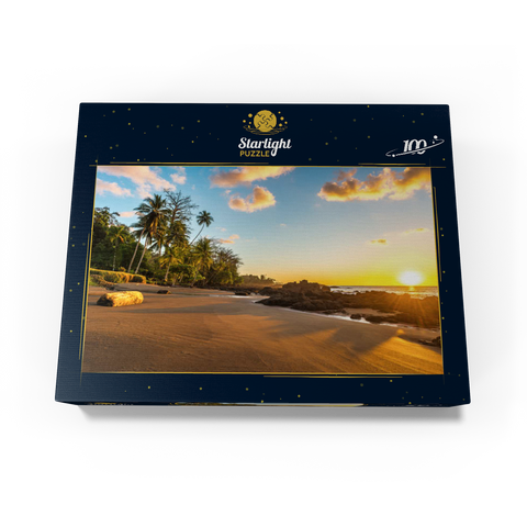 Tropical sunset on the Pacific coast of Costa Rica 100 Jigsaw Puzzle box view1