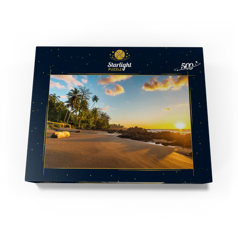 Tropical sunset on the Pacific coast of Costa Rica 500 Jigsaw Puzzle box view1