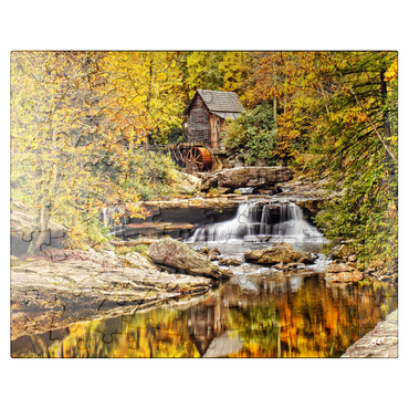 puzzleplate The Glade Creek Grist Mill in Babcock State Park in southern West Virginia. 100 Jigsaw Puzzle