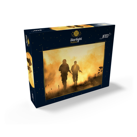 Marines in action 1000 Jigsaw Puzzle box view1