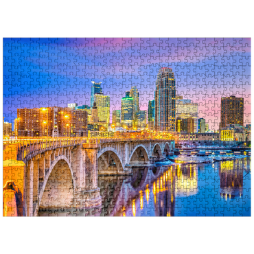 puzzleplate Skyline of downtown Minneapolis in Minnesota, USA 500 Jigsaw Puzzle