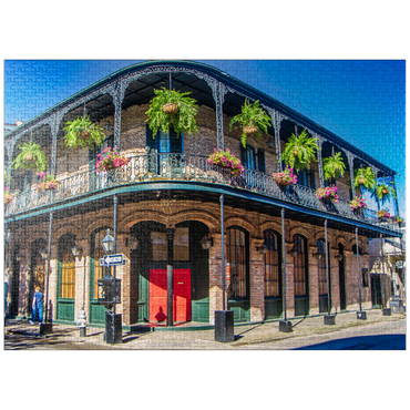 puzzleplate French Quarter in New Orleans, Louisiana 1000 Jigsaw Puzzle