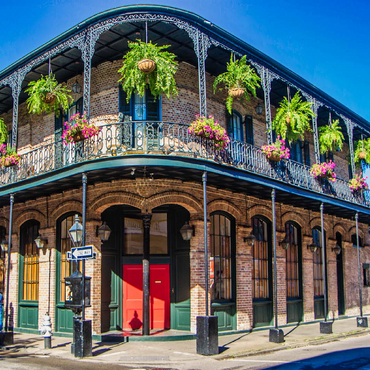 French Quarter in New Orleans, Louisiana 100 Jigsaw Puzzle 3D Modell