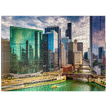 puzzleplate Chicago, Illinois, USA 500 Jigsaw Puzzle