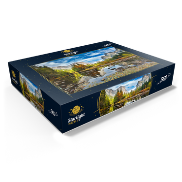 El Capitan and Merced River in autumn, California, USA 500 Jigsaw Puzzle box view1