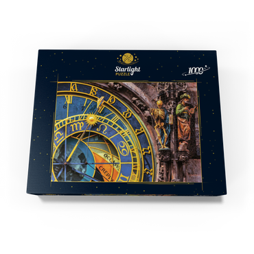 Detail of the Prague Astronomical Clock (Orloj), Prague 1000 Jigsaw Puzzle box view1