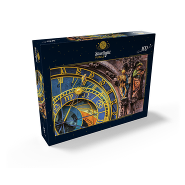 Detail of the Prague Astronomical Clock (Orloj), Prague 100 Jigsaw Puzzle box view1