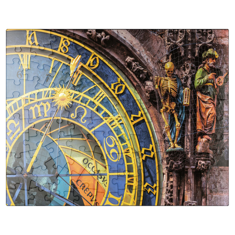 puzzleplate Detail of the Prague Astronomical Clock (Orloj), Prague 100 Jigsaw Puzzle