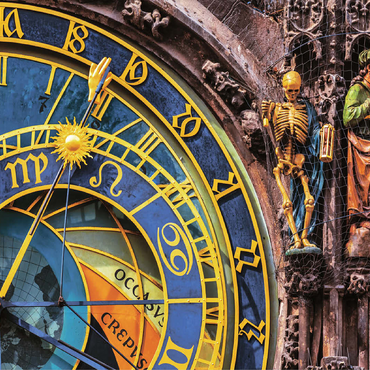 Detail of the Prague Astronomical Clock (Orloj), Prague 100 Jigsaw Puzzle 3D Modell