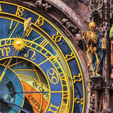 Detail of the Prague Astronomical Clock (Orloj), Prague 500 Jigsaw Puzzle 3D Modell