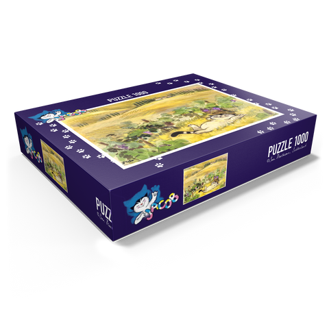 Jacob the cat - a break is a must! 1000 Jigsaw Puzzle box view1