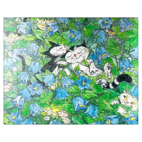 puzzleplate Jacob the cat - It shall remain a secret! 100 Jigsaw Puzzle