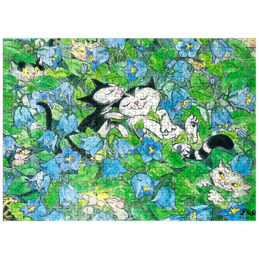 puzzleplate Jacob the cat - It shall remain a secret! 500 Jigsaw Puzzle