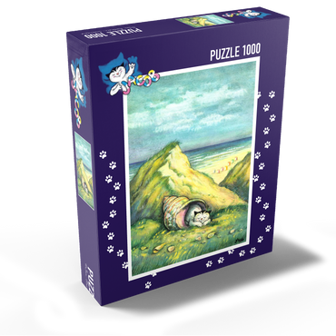 Kater Jacob - Rather cuddle than shells! 1000 Jigsaw Puzzle box view1