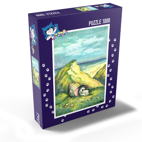 Kater Jacob - Rather cuddle than shells! 1000 Jigsaw Puzzle box view1