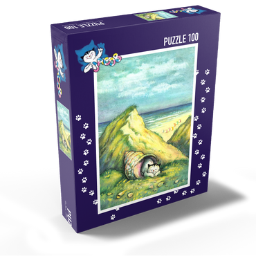 Kater Jacob - Rather cuddle than shells! 100 Jigsaw Puzzle box view1