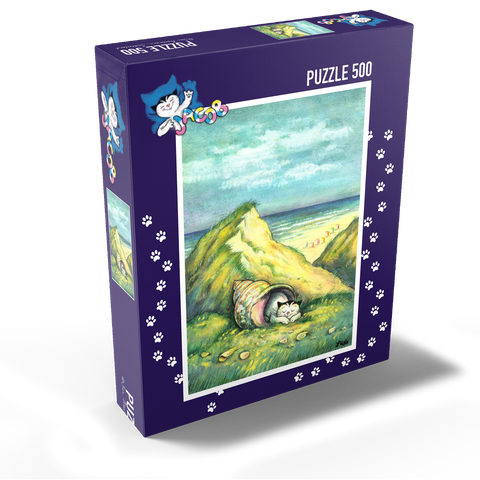 Kater Jacob - Rather cuddle than shells! 500 Jigsaw Puzzle box view1