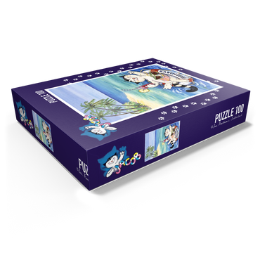 Jacob the cat - Happy vacations! 100 Jigsaw Puzzle box view1