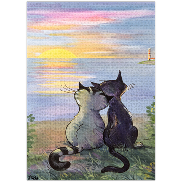puzzleplate Kater Jacob - There is something in the air! 1000 Jigsaw Puzzle