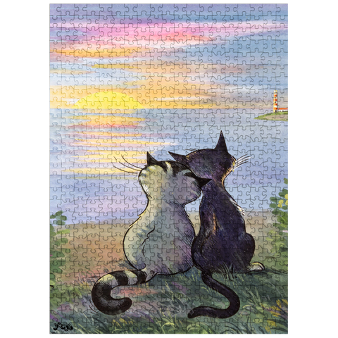 puzzleplate Kater Jacob - There is something in the air! 500 Jigsaw Puzzle