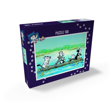 Jacob the cat - The adventure 100 Jigsaw Puzzle box view1