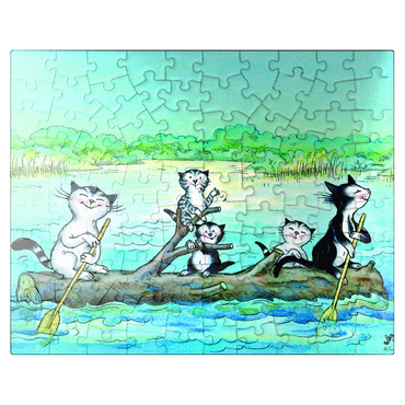 puzzleplate Jacob the cat - The adventure 100 Jigsaw Puzzle