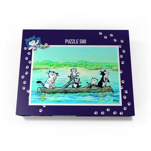 Jacob the cat - The adventure 500 Jigsaw Puzzle box view1