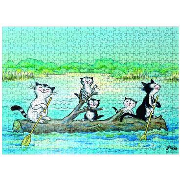 puzzleplate Jacob the cat - The adventure 500 Jigsaw Puzzle
