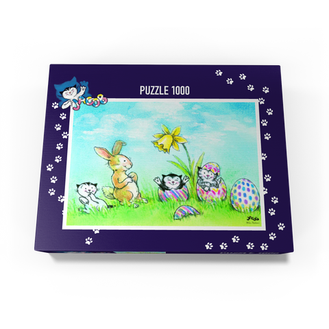 Kater Jacob - The Easter Bunny is here! 1000 Jigsaw Puzzle box view1