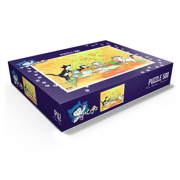 Jacob the cat - The diligent 500 Jigsaw Puzzle box view1
