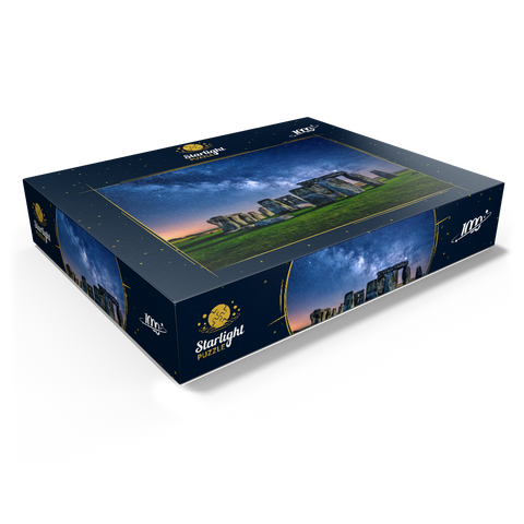 The Milky Way over Stonehenge, Amesbury, England 1000 Jigsaw Puzzle box view1