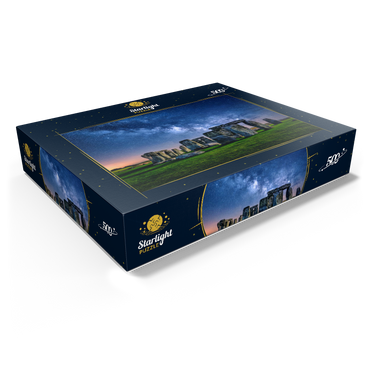 The Milky Way over Stonehenge, Amesbury, England 500 Jigsaw Puzzle box view1