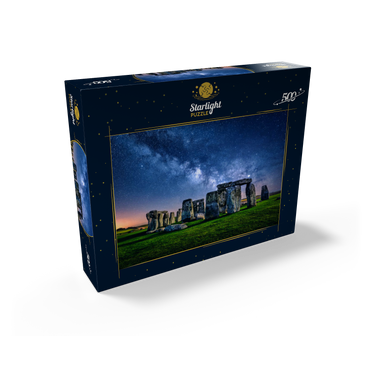 The Milky Way over Stonehenge, Amesbury, England 500 Jigsaw Puzzle box view2