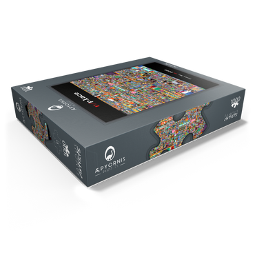 r/place Pixel War 04.2022 - Complete Artwork 1000 Jigsaw Puzzle box view1