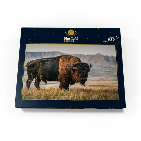 American Bison in South Dakota 100 Jigsaw Puzzle box view1