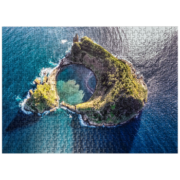 puzzleplate Vila Franca do Campo Island, Sao Miguel Island, Azores, Portugal 500 Jigsaw Puzzle
