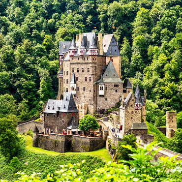 Eltz Castle, Wierschem, Rhineland-Palatinate, Germany 1000 Jigsaw Puzzle 3D Modell