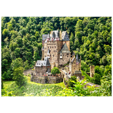 puzzleplate Eltz Castle, Wierschem, Rhineland-Palatinate, Germany 500 Jigsaw Puzzle
