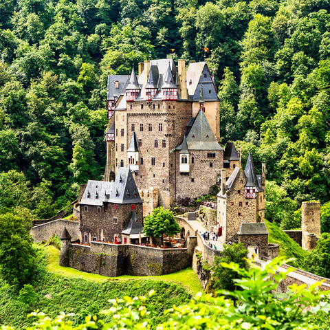 Eltz Castle, Wierschem, Rhineland-Palatinate, Germany 500 Jigsaw Puzzle 3D Modell