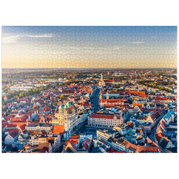puzzleplate Augsburg city from above 1000 Jigsaw Puzzle