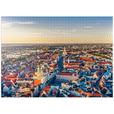 puzzleplate Augsburg city from above 1000 Jigsaw Puzzle