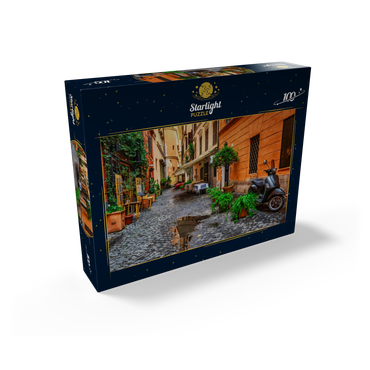 View of an old narrow street in Rome, Italy 100 Jigsaw Puzzle box view1