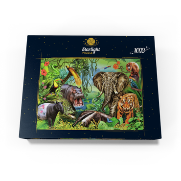 Animals of the rainforest 1000 Jigsaw Puzzle box view1
