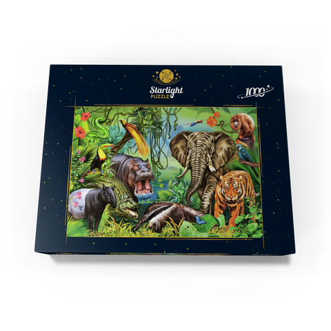 Animals of the rainforest 1000 Jigsaw Puzzle box view1