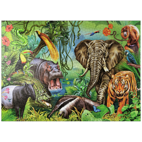 puzzleplate Animals of the rainforest 1000 Jigsaw Puzzle