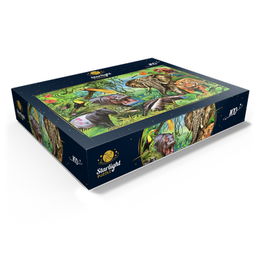 Animals of the rainforest 100 Jigsaw Puzzle box view1