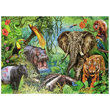 puzzleplate Animals of the rainforest 500 Jigsaw Puzzle